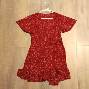 I'm selling a dress from Amazon, in the size at s, and color Red.